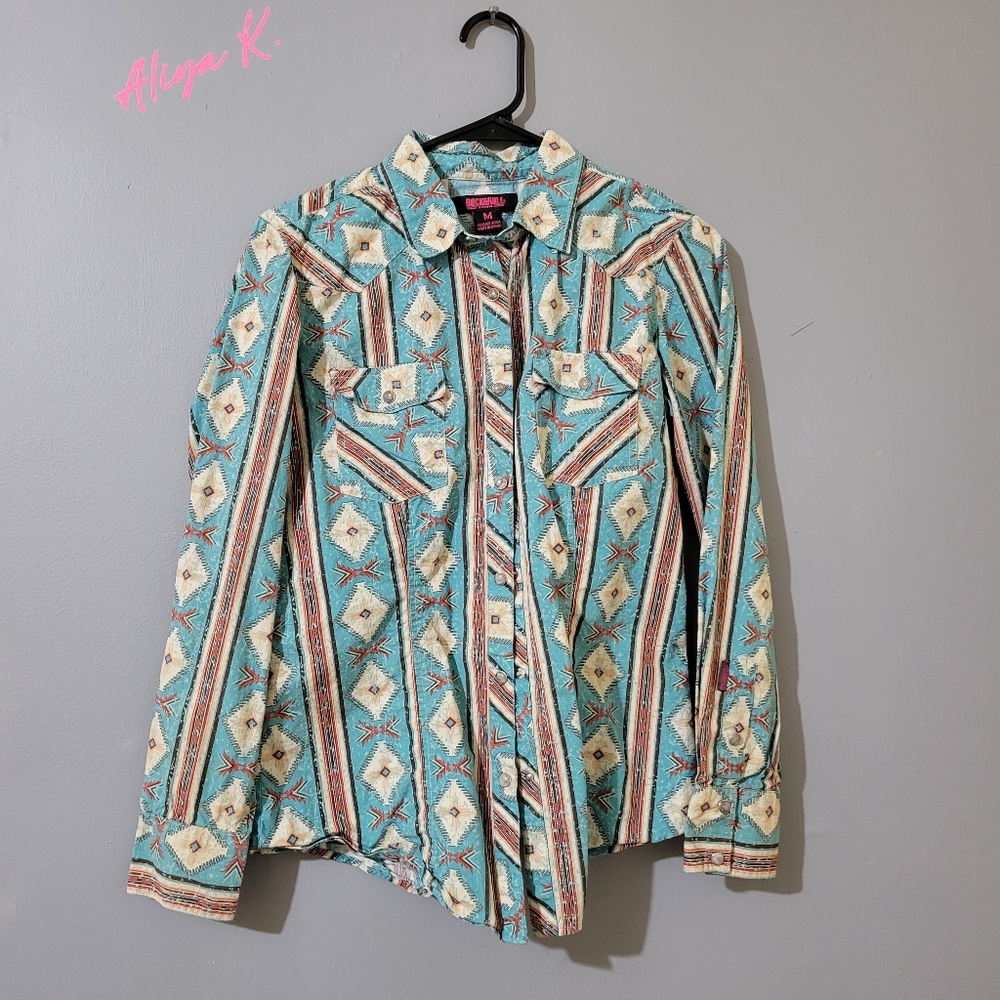 Rock and Roll pearl snap shirt